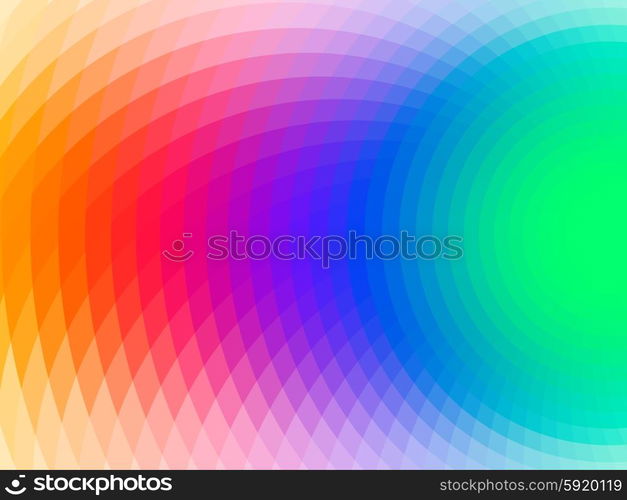 vector composition with grid, tiles, gradient effect