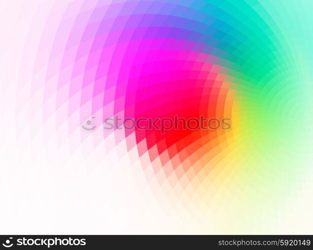 vector composition with grid, tiles, gradient effect