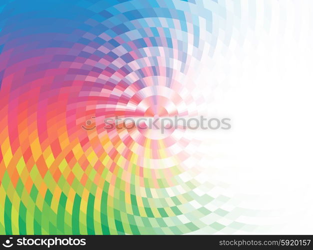 vector composition with grid, tiles, gradient effect