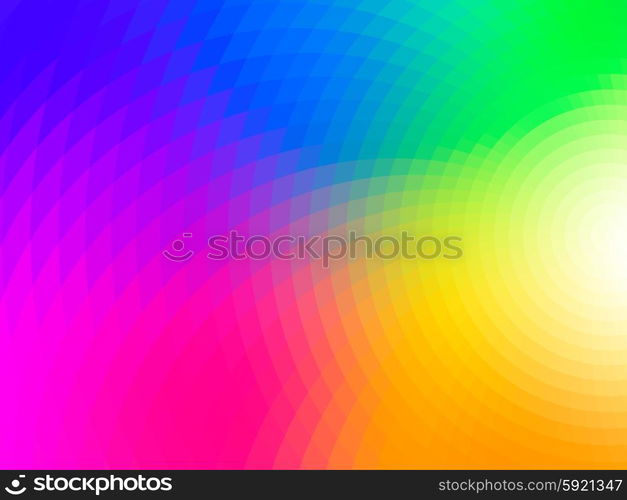 vector composition with grid, tiles, gradient effect