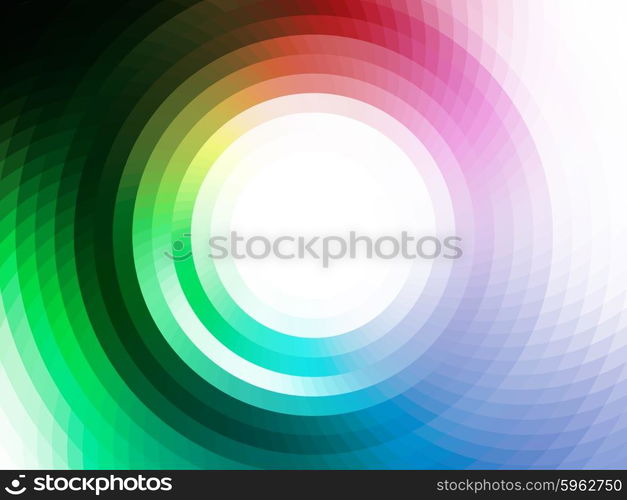 vector composition with grid, tiles, gradient effect