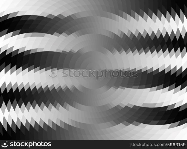 vector composition with grid, tiles, gradient effect