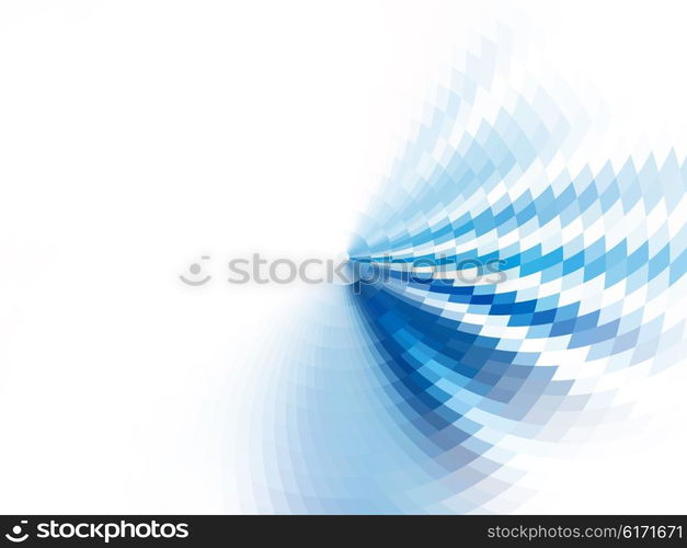 vector composition with grid, tiles, gradient effect