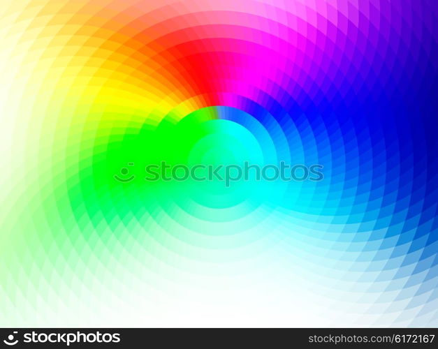 vector composition with grid, tiles, gradient effect