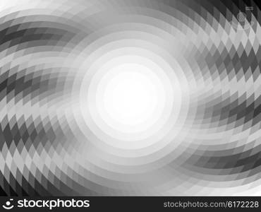 vector composition with grid, tiles, gradient effect