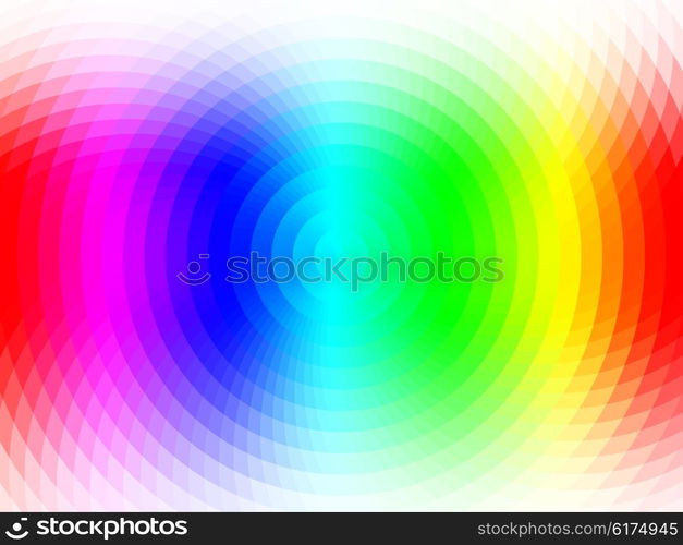 vector composition with grid, tiles, gradient effect