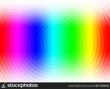 vector composition with grid, tiles, gradient effect