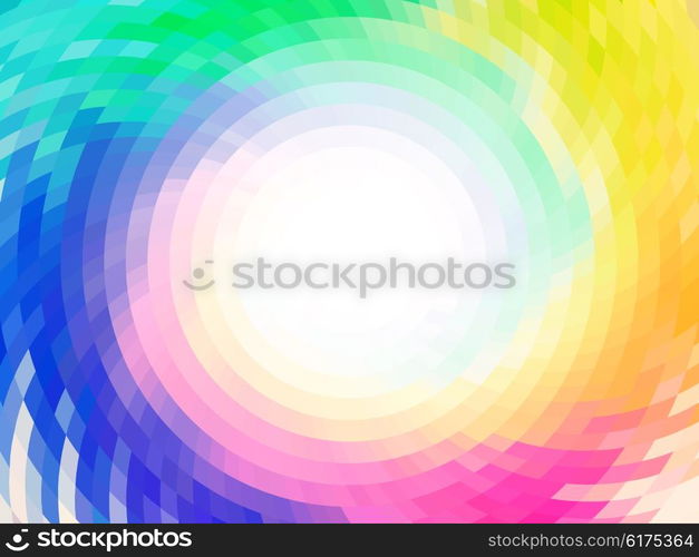 vector composition with grid, tiles, gradient effect
