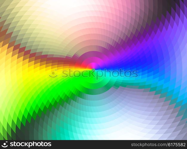 vector composition with grid, tiles, gradient effect