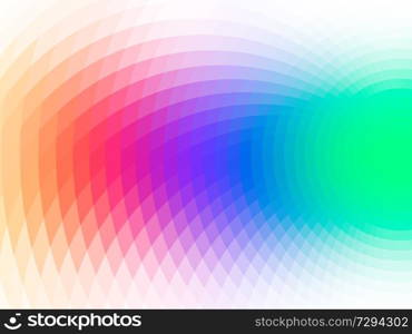 vector composition with grid, tiles, gradient effect. vector colorful background