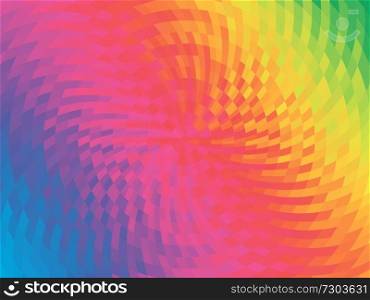vector composition with grid, tiles, gradient effect. vector colorful background