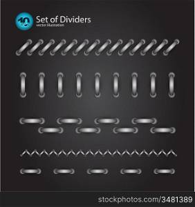 Vector cord divider set