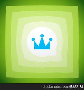 Vector crown creative abstract background
