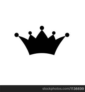 Vector crown icon. Vector crown princess isolated on white background