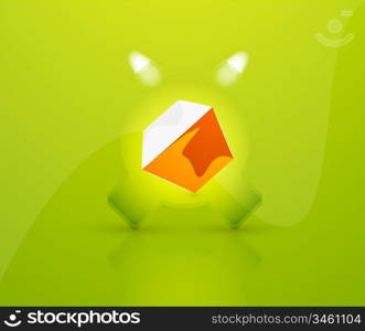 Vector cube background