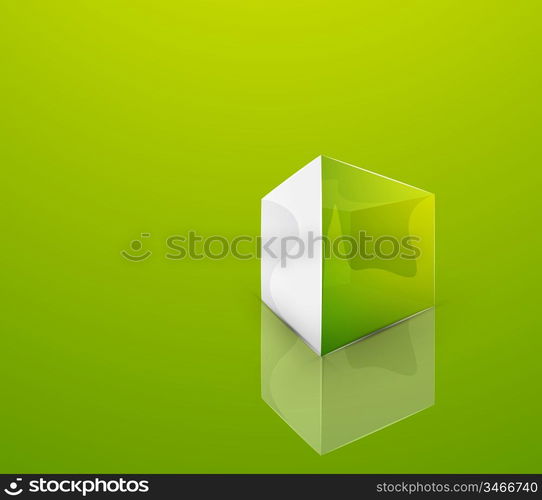 Vector cube background
