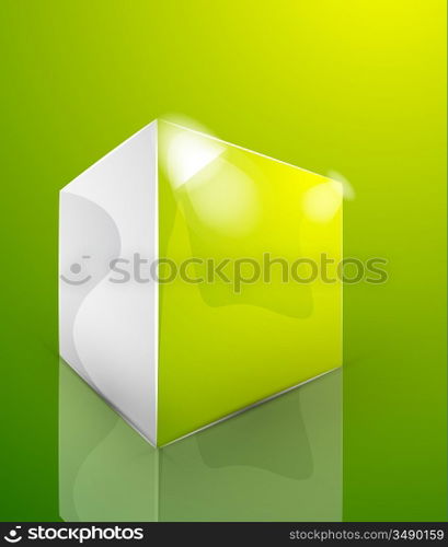 Vector cube background