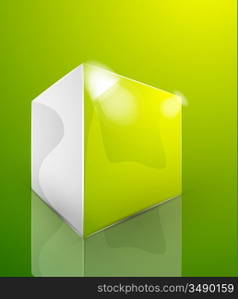 Vector cube background