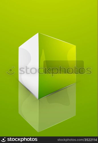 Vector cube background