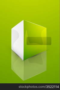 Vector cube background