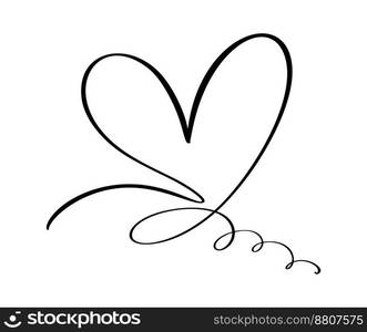 Vector curly heart love sign forever. Infinity romantic symbol linked, join, passion and wedding. Template for card, poster. Design flat element of valentine day illustration.. Vector curly heart love sign forever. Infinity romantic symbol linked, join, passion and wedding. Template for card, poster. Design flat element of valentine day illustration