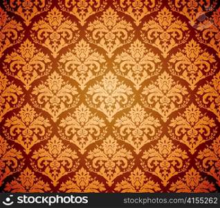 vector damask floral pattern