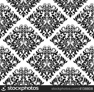 vector damask seamless pattern