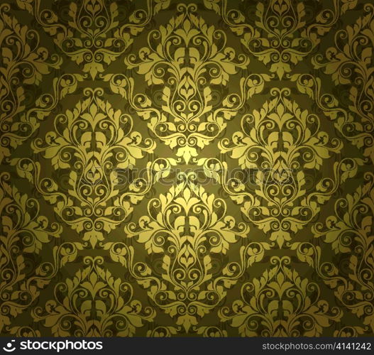 vector damask seamless pattern