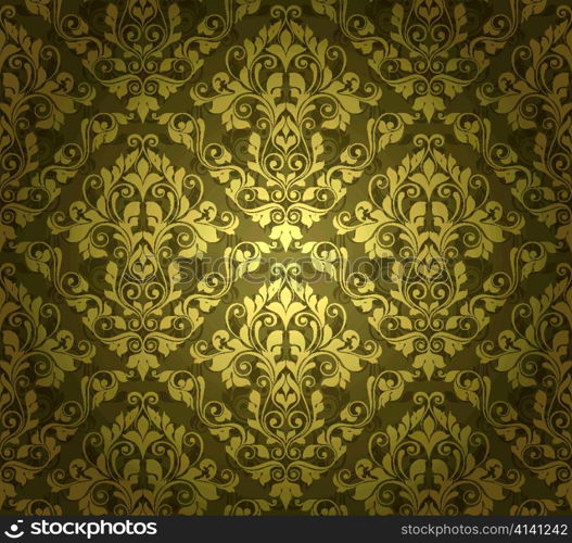 vector damask seamless pattern