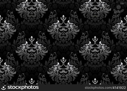 vector damask seamless pattern