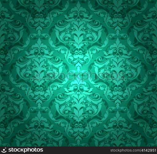 vector damask seamless pattern