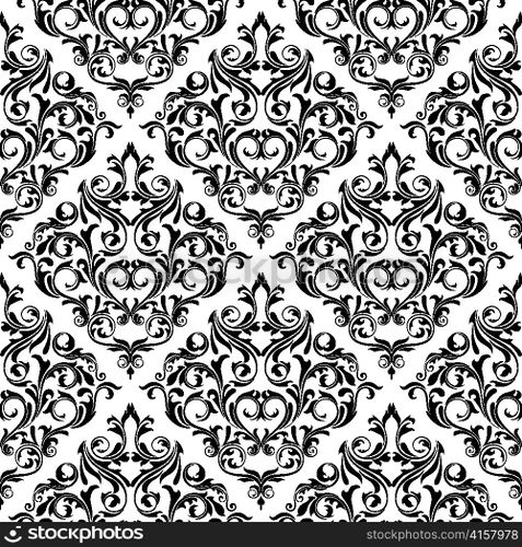 vector damask seamless pattern