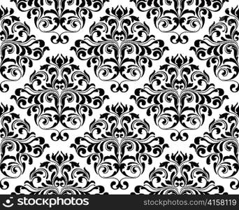 vector damask seamless pattern
