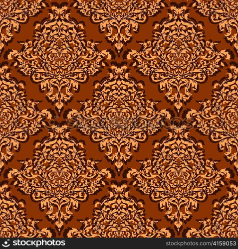 vector damask seamless pattern