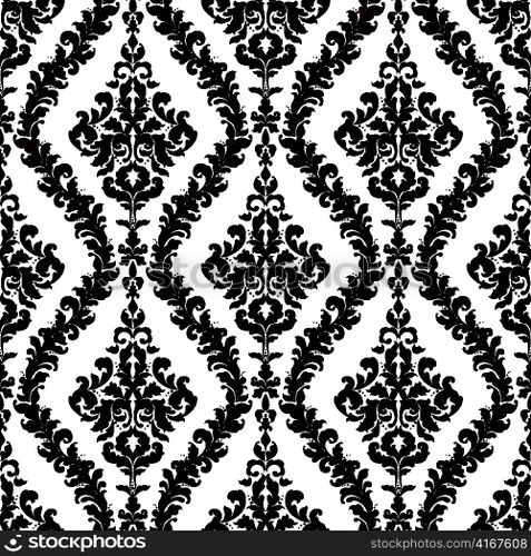 vector damask seamless pattern