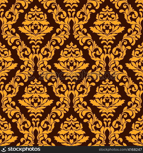 vector damask seamless pattern