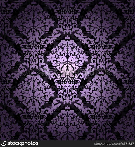 vector damask seamless pattern