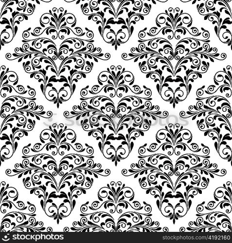 vector damask seamless pattern