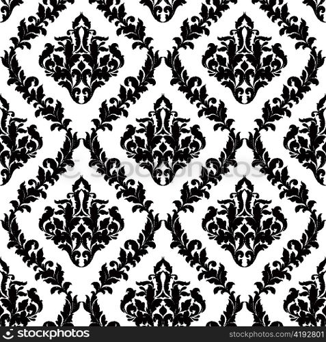 vector damask seamless pattern