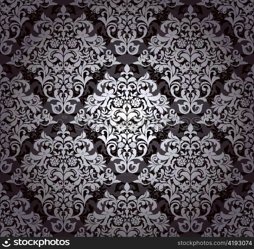 vector damask seamless pattern
