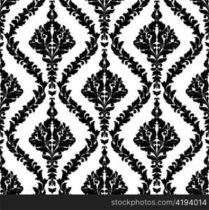 vector damask seamless pattern