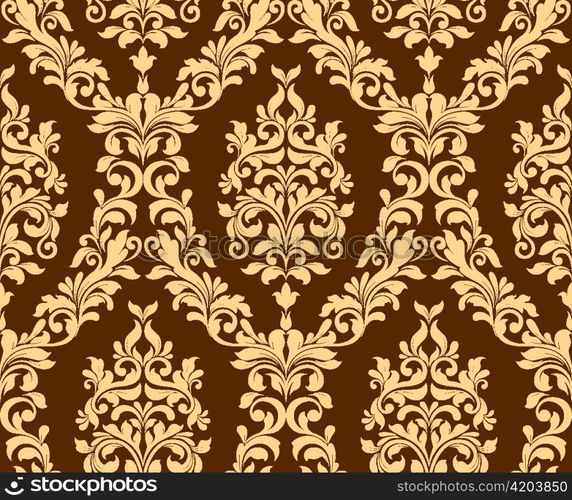 vector damask seamless pattern