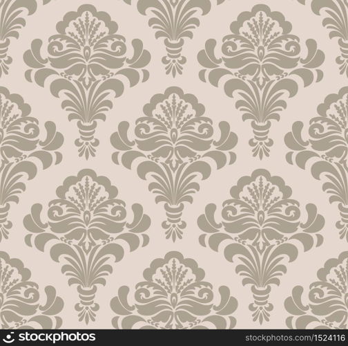 Vector damask seamless pattern background. Classical luxury old fashioned damask ornament, royal victorian seamless texture for wallpapers, textile, wrapping. Exquisite floral baroque template. Vector damask seamless pattern background. Classical luxury old fashioned damask ornament, royal victorian seamless texture for wallpapers, textile, wrapping. Exquisite floral baroque template.