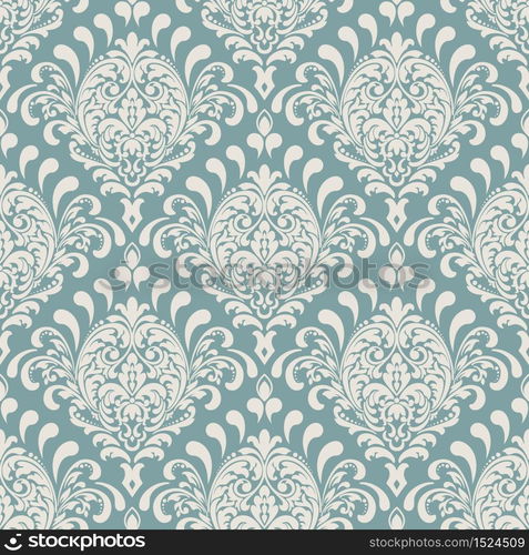 Vector damask seamless pattern background. Classical luxury old fashioned damask ornament, royal victorian seamless texture for wallpapers, textile, wrapping. Exquisite floral baroque template. Vector damask seamless pattern background. Classical luxury old fashioned damask ornament, royal victorian seamless texture for wallpapers, textile, wrapping. Exquisite floral baroque template.