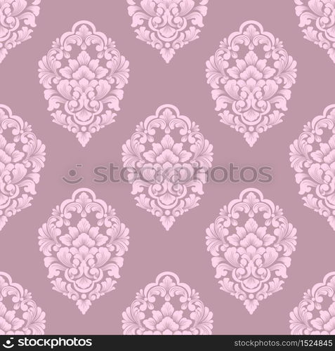 Vector damask seamless pattern background. Classical luxury old fashioned damask ornament, royal victorian seamless texture for wallpapers, textile, wrapping. Exquisite floral baroque template. Vector damask seamless pattern background. Classical luxury old fashioned damask ornament, royal victorian seamless texture for wallpapers, textile, wrapping. Exquisite floral baroque template.