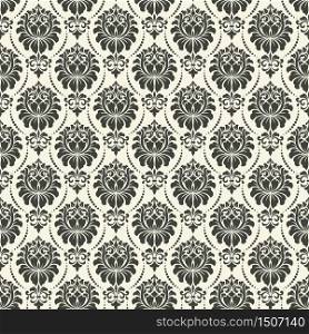 Vector damask seamless pattern background. Elegant luxury texture for wallpapers, backgrounds and page fill. eps10. Vector damask seamless pattern background. Elegant luxury texture for wallpapers, backgrounds and page fill.