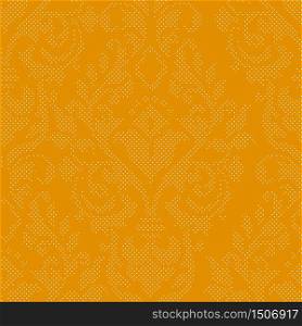 Vector damask seamless pattern element. Classical luxury old fashioned damask ornament, royal victorian seamless texture for wallpapers, textile, wrapping. Exquisite floral baroque template.