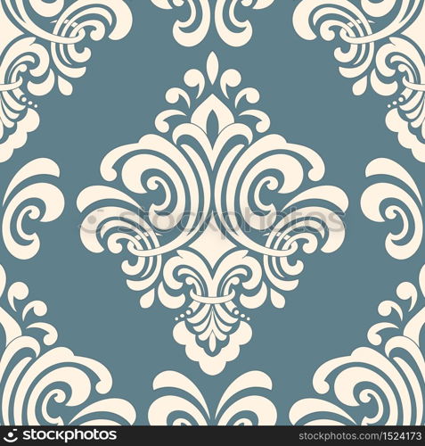 Vector damask seamless pattern element. Classical luxury old fashioned damask ornament, royal victorian seamless texture for wallpapers, textile, wrapping. Exquisite floral baroque template. Vector damask seamless pattern element. Classical luxury old fashioned damask ornament, royal victorian seamless texture for wallpapers, textile, wrapping. Exquisite floral baroque template.