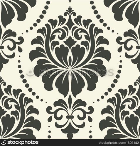 Vector damask seamless pattern element. Elegant luxury texture for wallpapers, backgrounds and page fill. eps10. Vector damask seamless pattern element. Elegant luxury texture for wallpapers, backgrounds and page fill.