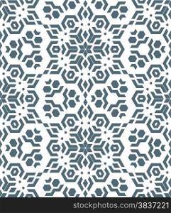 vector dark gray geometric abstract monochrome mosaic seamless pattern white background&#xA;